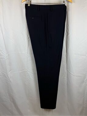 Calvin Klein Slim Fit Dress Pants Navy Blue 36x30 Stretch